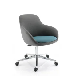Sokoa Chaise De Salle à Manger|Chaise De Bureau*Eneka 02 Fauteuil relax réglable et pivotant avec roulettes made in France