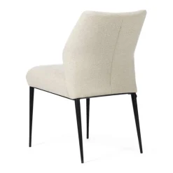 Mobitec Chaise De Salle à Manger*Enora Chaise ® moderne en tissu et pieds en métal