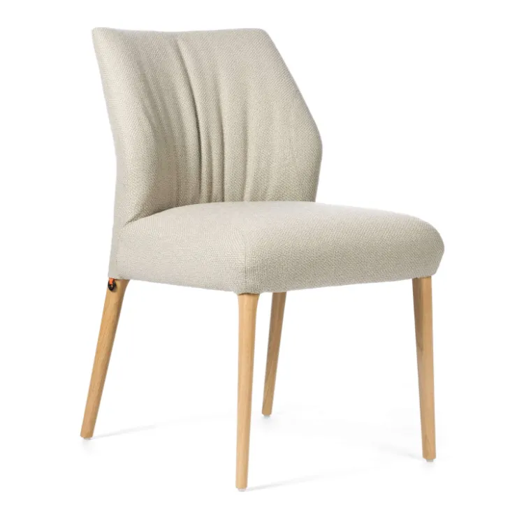 Mobitec Chaise De Salle à Manger|Chaise Salon*Enora ® Chaise cocooning en tissu et pieds en bois