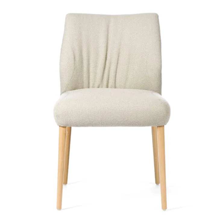 Mobitec Chaise De Salle à Manger|Chaise Salon*Enora ® Chaise cocooning en tissu et pieds en bois