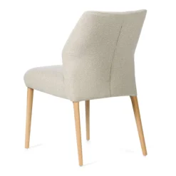 Mobitec Chaise De Salle à Manger|Chaise Salon*Enora ® Chaise cocooning en tissu et pieds en bois