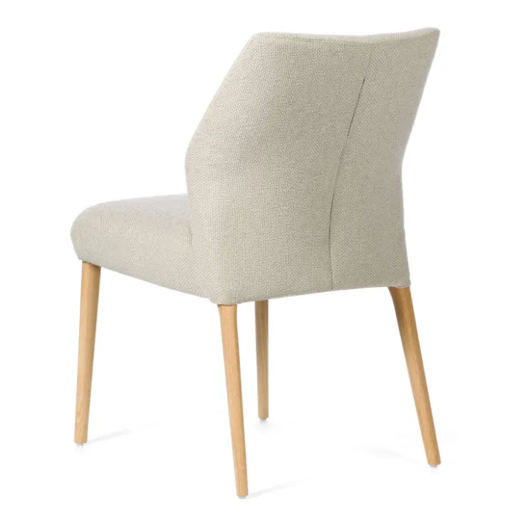 Mobitec Chaise De Salle à Manger|Chaise Salon*Enora ® Chaise cocooning en tissu et pieds en bois