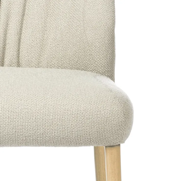 Mobitec Chaise De Salle à Manger|Chaise Salon*Enora ® Chaise cocooning en tissu et pieds en bois