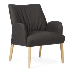 Mobitec Chaise De Salle à Manger|Chaise Salon*Enora ® Fauteuil cocooning en tissu et pieds en bois