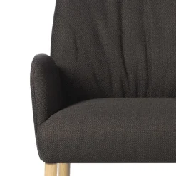 Mobitec Chaise De Salle à Manger|Chaise Salon*Enora ® Fauteuil cocooning en tissu et pieds en bois