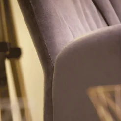 Mobitec Chaise De Salle à Manger|Chaise Salon*Enora ® Fauteuil cocooning en tissu et pieds en bois