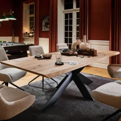Table De Salle à Manger*ExtrêmeTable design plateau bois massif avec pieds en métal