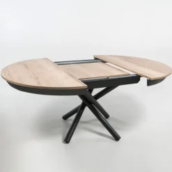 Altacom Table De Salle à Manger*Fahrenheit Table ronde extensible design en mélaminé et pied mikado