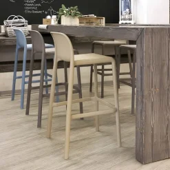 Tabouret Snack (assise +/- 65 Cm)|Tabouret De Bar (assise +/- 80 Cm)*Faro Tabouret empilable en polypropylène