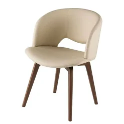 Peressini Chaise De Cuisine|Chaise De Salle à Manger*Fashion Fauteuil moderne en synthétique et bois