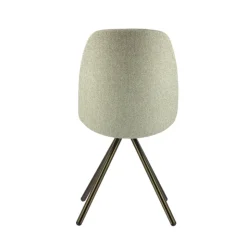 Perfecta Chaise De Salle à Manger|Chaise De Bureau*Figaro 2 Chaise moderne pivotante en tissu et pieds métal