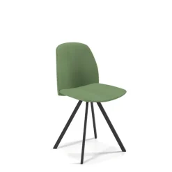 Perfecta Chaise De Salle à Manger|Chaise De Bureau*Figaro Chaise moderne pivotante en tissu fabriquée en Belgique