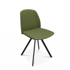 Perfecta Chaise De Salle à Manger|Chaise De Bureau*Figaro Chaise moderne pivotante en tissu fabriquée en Belgique