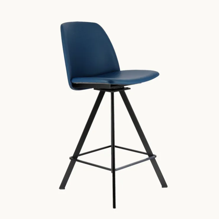 Perfecta Tabouret Snack (assise +/- 65 Cm)|Tabouret De Bar (assise +/- 80 Cm)*Figaro Tabouret snack en simili pivotant moderne fabrication belge