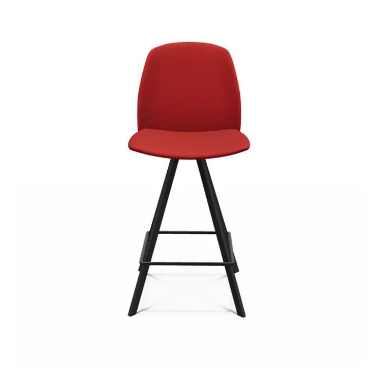 Perfecta Tabouret Snack (assise +/- 65 Cm)|Tabouret De Bar (assise +/- 80 Cm)*Figaro Tabouret snack pivotant en tissu de fabrication belge