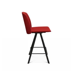 Perfecta Tabouret Snack (assise +/- 65 Cm)|Tabouret De Bar (assise +/- 80 Cm)*Figaro Tabouret snack pivotant en tissu de fabrication belge