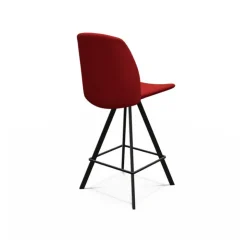 Perfecta Tabouret Snack (assise +/- 65 Cm)|Tabouret De Bar (assise +/- 80 Cm)*Figaro Tabouret snack pivotant en tissu de fabrication belge