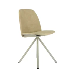 Perfecta Chaise De Salle à Manger*Fiona 2 Chaise moderne en tissu et pieds métal