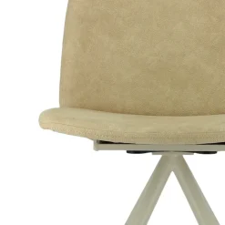 Perfecta Chaise De Salle à Manger*Fiona 2 Chaise moderne en tissu et pieds métal