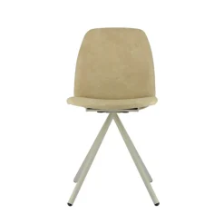 Perfecta Chaise De Salle à Manger*Fiona 2 Chaise moderne en tissu et pieds métal