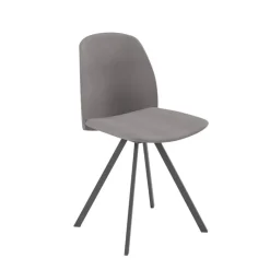 Perfecta Chaise De Salle à Manger*Fiona Chaise moderne en tissu de fabrication belge