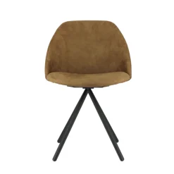 Perfecta Chaise De Salle à Manger|Chaise Salon*Fixie Chaise tendance en tissu et pieds en métal