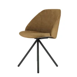 Perfecta Chaise De Salle à Manger|Chaise Salon*Fixie Chaise tendance en tissu et pieds en métal
