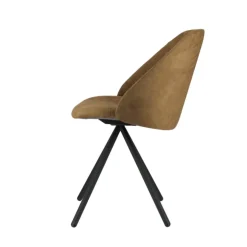 Perfecta Chaise De Salle à Manger|Chaise Salon*Fixie Chaise tendance en tissu et pieds en métal