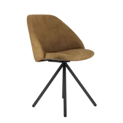 Perfecta Chaise De Salle à Manger|Chaise Salon*Fixie Chaise tendance en tissu et pieds en métal