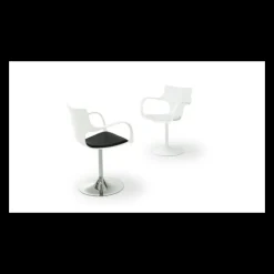 Sovet Italia Chaise De Cuisine|Chaise De Salle à Manger*Flûte Sovet® Chaise design pivotante avec accoudoirs