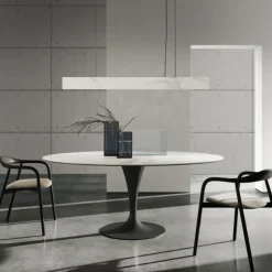 Sovet Italia Table De Salle à Manger*Flûte Sovet® Table ovale design en céramique
