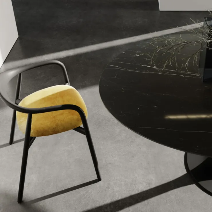 Sovet Italia Table De Salle à Manger*Flûte Sovet® Table ovale design en céramique