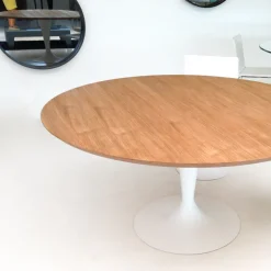 Sovet Italia Table De Salle à Manger*Flûte Sovet® Table ronde design plateau bois