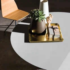 Sovet Italia Table De Salle à Manger*Flûte Sovet® Table ronde design en verre