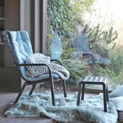 Fauteuil De Salon*Folio Fauteuil design italien réglable et empilable en polypropylène