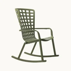 Fauteuil De Salon*Folio Rocking chair design réglable en polypropylène