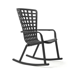 Chaise De Jardin|Fauteuil De Jardin*Folio Rocking chair design extérieur réglable en polypropylène
