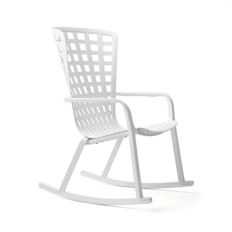 Chaise De Jardin|Fauteuil De Jardin*Folio Rocking chair design extérieur réglable en polypropylène