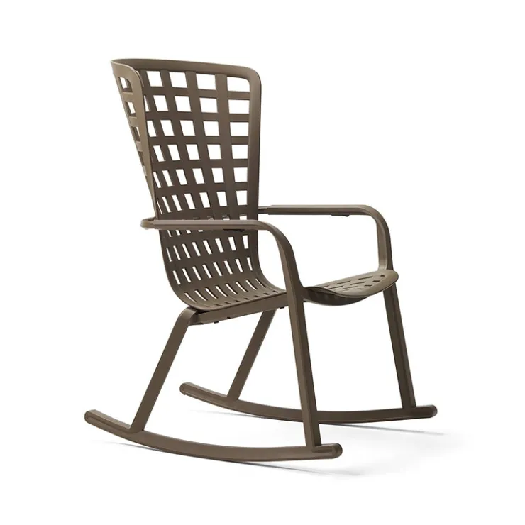 Chaise De Jardin|Fauteuil De Jardin*Folio Rocking chair design extérieur réglable en polypropylène
