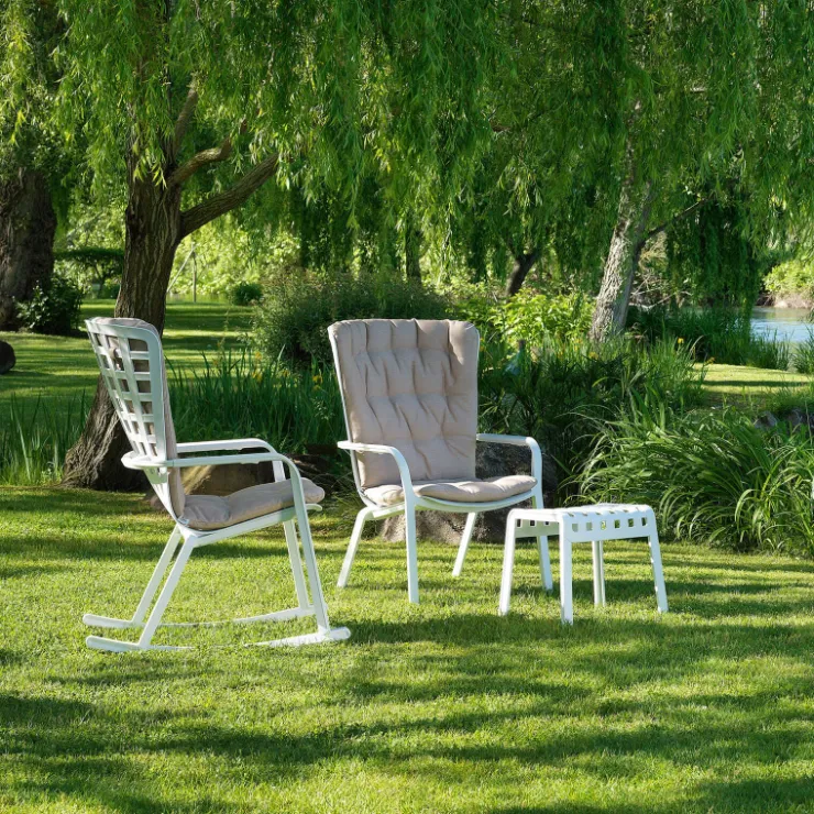 Chaise De Jardin|Fauteuil De Jardin*Folio Rocking chair design extérieur réglable en polypropylène