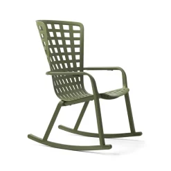 Chaise De Jardin|Fauteuil De Jardin*Folio Rocking chair design extérieur réglable en polypropylène