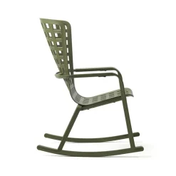 Chaise De Jardin|Fauteuil De Jardin*Folio Rocking chair design extérieur réglable en polypropylène
