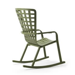 Chaise De Jardin|Fauteuil De Jardin*Folio Rocking chair design extérieur réglable en polypropylène