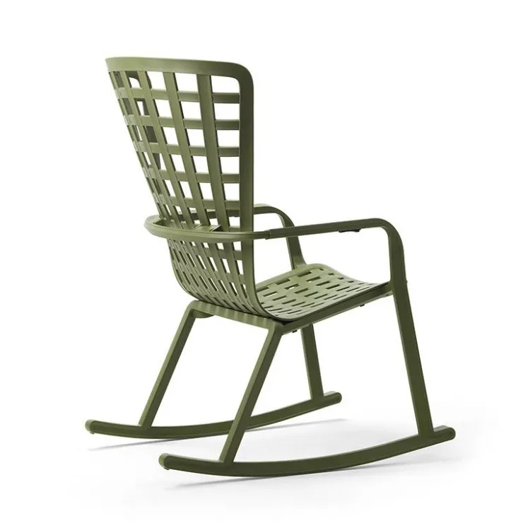 Chaise De Jardin|Fauteuil De Jardin*Folio Rocking chair design extérieur réglable en polypropylène