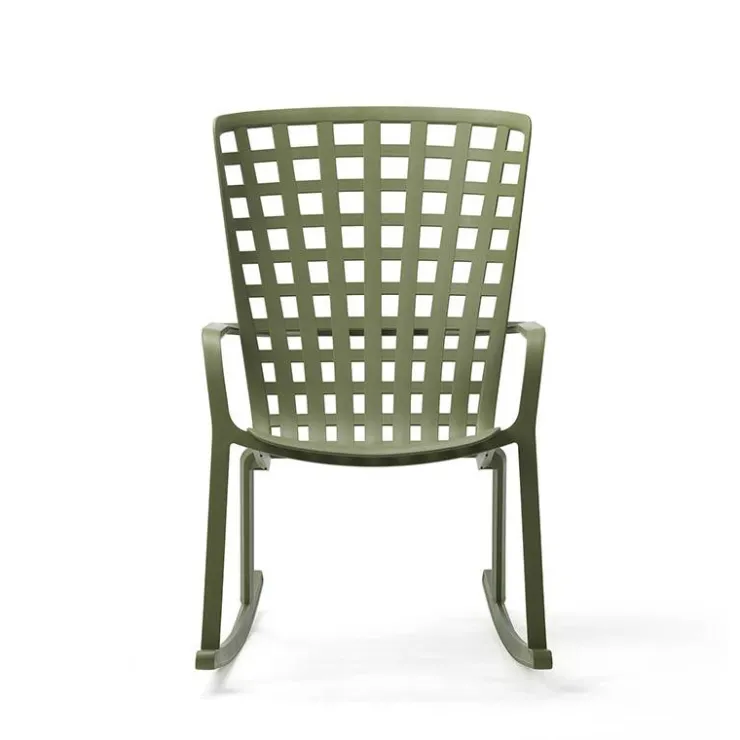 Chaise De Jardin|Fauteuil De Jardin*Folio Rocking chair design extérieur réglable en polypropylène