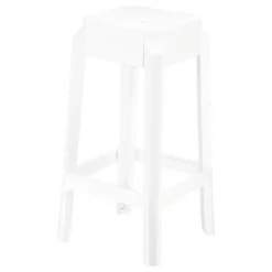 Tabouret Snack (assise +/- 65 Cm)|Tabouret De Bar (assise +/- 80 Cm)*Fox Tabouret snack moderne en plexi hauteur 65 cm