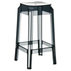 Tabouret Snack (assise +/- 65 Cm)|Tabouret De Bar (assise +/- 80 Cm)*Fox Tabouret snack moderne en plexi hauteur 65 cm