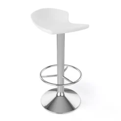 Tabouret De Bar (assise +/- 80 Cm)*Free Tabouret bar pivotant italien en technopolymère et métal chromé