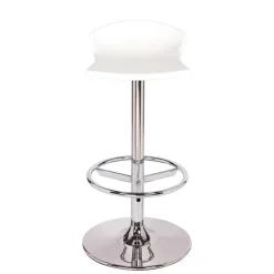 Tabouret De Bar (assise +/- 80 Cm)*Free Tabouret bar pivotant italien en technopolymère et métal chromé