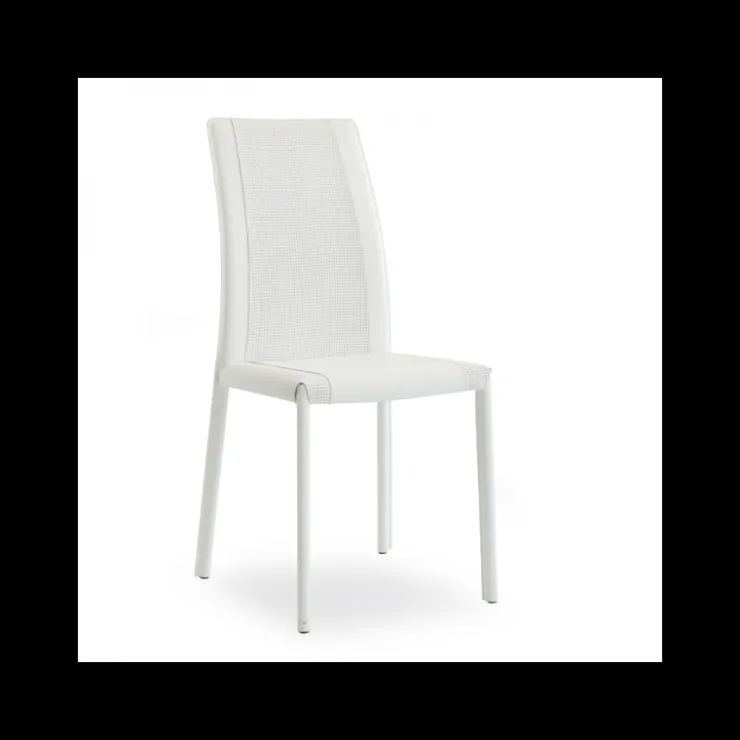 Airnova Chaise De Salle à Manger*Giada Chaise de salle à manger en croûte de cuir